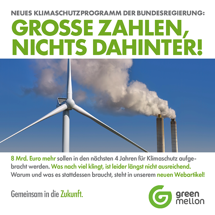 Sharepic: Große Zahlen, nichts dahinter!