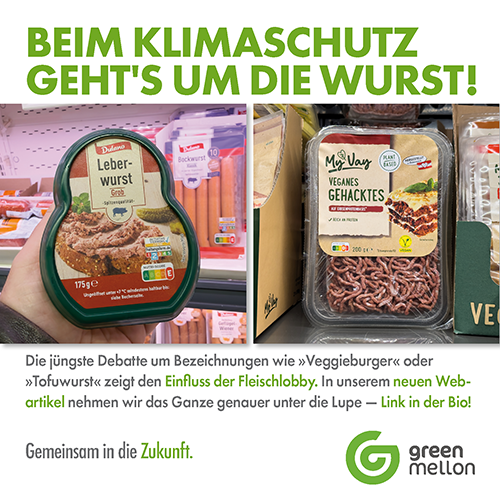 Sharepic: Beim Klimaschutz geht's um die Wurst!